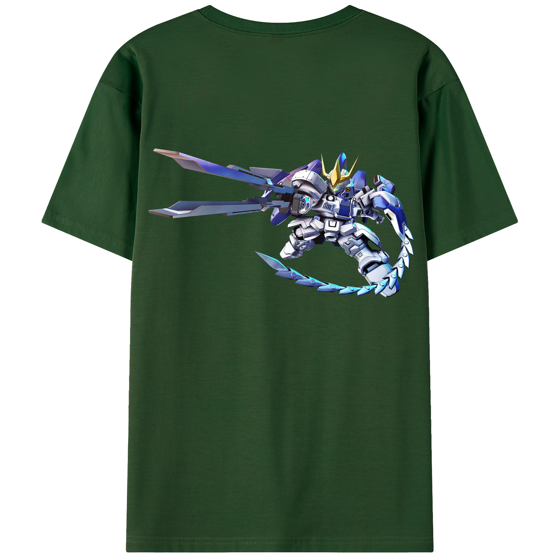 （画像用） 機動戦士ガンダム Mobile Suit Gundam 綿100％半袖Tシャツ（背面プリント）